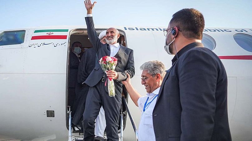 حمید نوری در فرودگاه مهرآباد